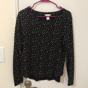 H&M Star Print Long Sleeve Tee